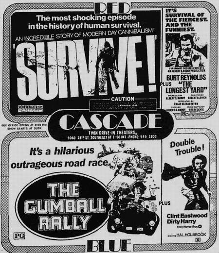 Cascade Drive-In Theatre - Old Ad From Roger Nead (newer photo)